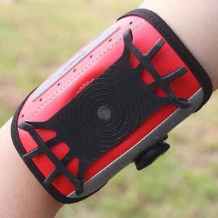 PICTET FINO RH65 Universal 360 Degree Rotation Button Sport Armband Bag Mobile Phone Case for 6.2 inch Smart Phones (Red)