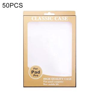 50 PCS Paper Packaging Package Retail Box for iPad Pro 12.9 inch Leather Case, Size: 316*232*20mm