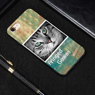 Cat Painted Pattern Soft TPU Case For iPhone SE 2020 & 8 & 7