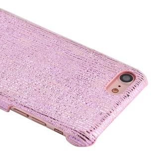 For iPhone SE 2020 & 8 & 7 PC Twinkle Stripes Pattern Protective Back Cover Case (Rose Gold)