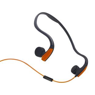 Rear Hanging Wire-Controlled Bone Conduction Outdoor Sports Headphone(Orange)