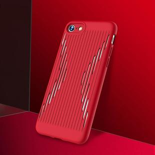 JOYROOM Storm Series For iPhone SE 2020 & 8 & 7 TPU + Steel Disc Shockproof Protective Back Cover Case (Red)