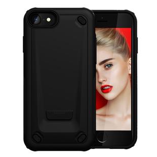 Ultra-thin TPU+PC Mechanic Shockproof Protective Case For iPhone SE 2020 & 8 & 7 (Black)