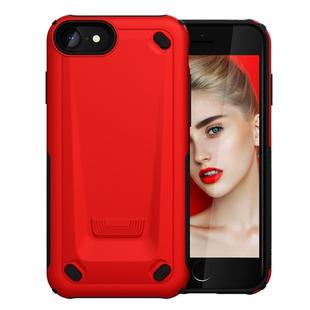 Ultra-thin TPU+PC Mechanic Shockproof Protective Case For iPhone SE 2020 & 8 & 7 (Red)