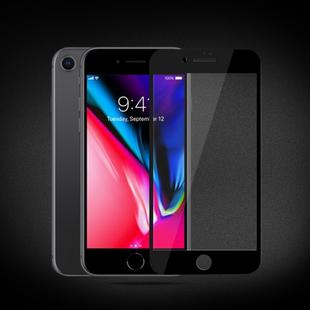 mocolo 0.33mm 9H 2.5D Silk Print Tempered Glass Film for iPhone SE 2020 / 8 / 7(Black)