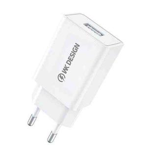 WK WP-U118 10W Single USB Port Travel Charger Power Adapter, EU Plug