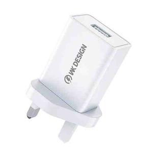WK WP-U118 10W Single USB Port Travel Charger Power Adapter, UK Plug