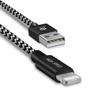 DUX DUCIS 3m 2A USB to 8 Pin Braided Data Cable