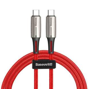 Baseus PD2.0 60W 20V 3A USB-C / Type-C Fast Charging Cable, Length : 1m(Red)