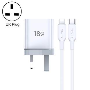 TOTUDESIGN CACQ-05 Minimal Series PD 18W Travel Charger Kit, UK Plug