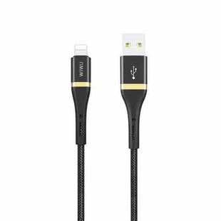 WIWU Elite Series ED-100 2.4A USB to 8 Pin Interface Nylon Braided Fast Charging Data Cable, Cable Length: 1.2m