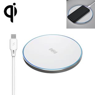 WK WP-U85 10W Mobile Phone Wireless Charger Desktop Holder, Alloy Version (White)