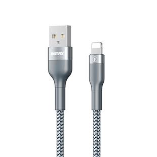 REMAX RC-064i Sury 2 Series 1m 2.4A USB to 8 Pin Data Cable for iPhone, iPad(Silver)