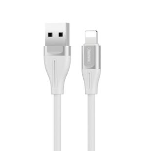 REMAX RC-075i 1m 2.1A USB to 8 Pin Jell Data Cable (White)