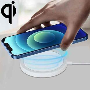 OJD-63 15W Aluminum Alloy Style Round Magsafe Magnetic Wireless Charger 