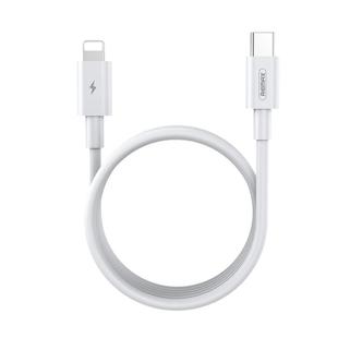 REMAX RC-135L 1m 2.1A USB-C / Type-C to 8 Pin 18W PD Fast Charging Data Cable for iPhone, iPad(White)