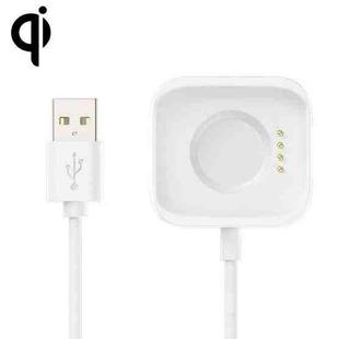 For OPPO Watch 46mm Smart Watch Magnetic Charger Charging Base (White)