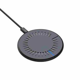 964 15W Round Shape Wireless Fast Charging(Black)