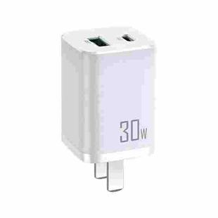 CAFELE 30W PD + USB Super Si Mini Quick Charger, US Plug (White)