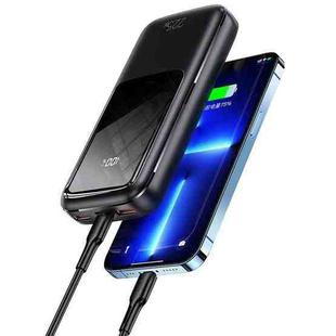 USAMS US-CD177 PB58 20000mAh 20W Fast Charge Dual USB Digital Display Power Bank (Black)