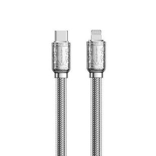 WK WDC-178 PD 20W USB-C/Type-C to 8 Pin Platinum Fast Charge Data Cable, Length 1m(Silver)
