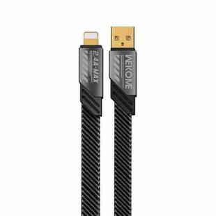 WK WDC-190i Mech Series 2.4A USB to 8 Pin Fast Charge Data Cable, Length: 1m(Tarnish)
