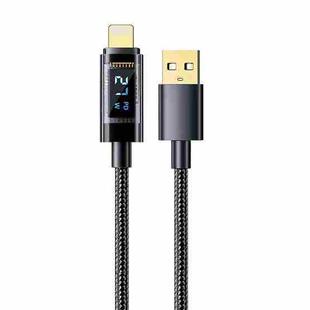 Mutural Li-CC008 1.2m 10W Transparent Digital Display USB to 8 Pin Charging Data Cable