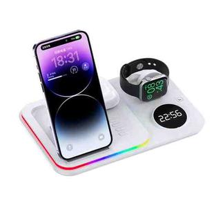 30W 4 in 1 Multifunctional Wireless Charger (White)