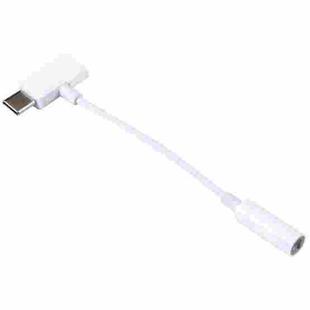 JBC-192 USB-C / Type-C to USB-C / Type-C+3.5mm Earphone Interface Adapter, Support Charging / Calling