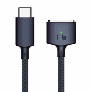 140W USB-C / Type-C to MagSafe 3 Magnetic Fast Charging Cable, Length:2m (Black)