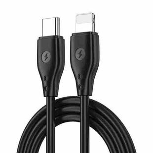 WIWU Pioneer Series Wi-C002 PD30W USB-C / Type-C to 8 Pin Fast Charging Data Cable, Length: 1m (Black)