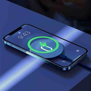 JOYROOM JR-A28 15W Ultra-thin Magsafe Magnetic Fast Charging Wireless Charger(Blue)