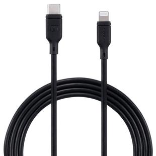 MOMAX 2m 3A Type-C / USB-C to 8 Pin PD Fast Charging Cable for iPhone, iPad(Black)