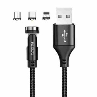 Yesido CA68 3 in 1 2.4A USB Magnetic Charging Cable, Length: 1.2m