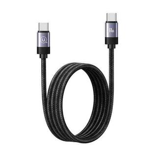 USAMS US-SJ704 Type-C to Type-C 60W Fast Charge Magnetic Data Cable, Length: 1m (Tarnish)