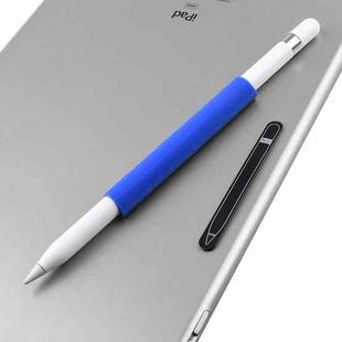 Magnetic Sleeve Silicone Holder Grip Set for Apple Pencil (Blue)