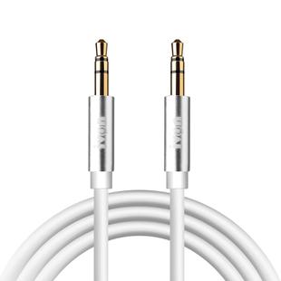 IVON CA55 3.5mm Male to Male AUX Audio Cable, Cable Length: 1m(White)