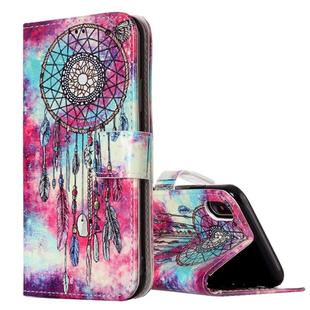 For iPhone X / XS Butterfly Wind Chimes Pattern Horizontal Flip Leather Case with Holder & Card Slots & Wallet