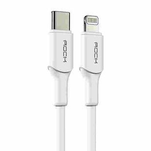 ROCK Z18 20W 3A PD USB-C / Type-C to 8 Pin Interface TPE Fast Charging Data Cable, Cable Length: 1m