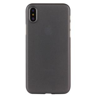 For iPhone X / XS PP Protective Back Cover Case  (Black)