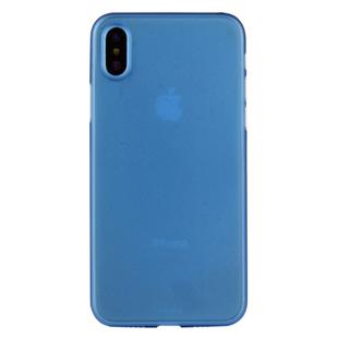 For iPhone X / XS PP Protective Back Cover Case  (Blue)