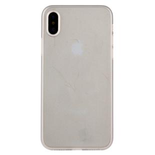 For iPhone X / XS PP Protective Back Cover Case  (White)