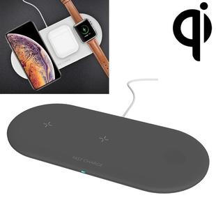 OJD-48 3 in 1 Quick Wireless Charger for iPhone, Apple Watch, AirPods(Black)