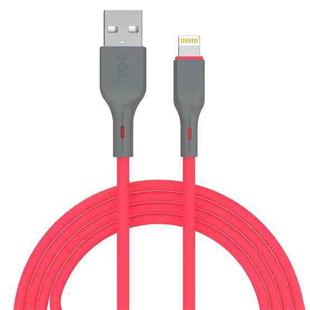 IVON CA78 2.4A 8 Pin Fast Charging Data Cable, Length: 1m (Red)