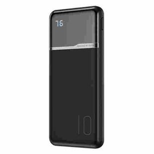 KUULAA KL-YD01 10000mAh Portable LED Digital Display Charging Power Bank(Black)