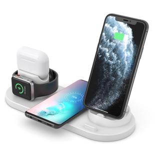 HQ-UD15-upgraded 6 in 1 Wireless Charger For iPhone, Apple Watch, AirPods and Other Android Phones(White)