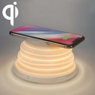 Momax 5W/7.5W/10W Qi Standard Three Modes Fast Charging Wireless Charger Creative Lamp Telescopic Bracket for iPhone / Galaxy / Huawei /Xiaomi