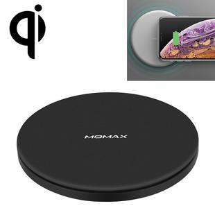 Momax Qi Standard Fast Charging Wireless Charger for iPhone / Galaxy / Huawei / Xiaomi(Black)