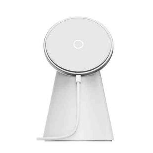 Y06 15W MagSafe Magnetic Rotatable Wireless Charger with Bracket Function (White)