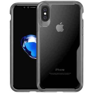For   iPhone X / XS    TPU + PC Combination Protective Back Cover Case(Grey)